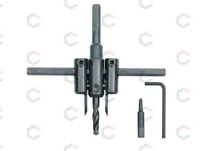 Reguliuojamas grąžtas | PVC | 30-120 mm (28733) Reguliuojamas grąžtas | PVC | 30-120 mm (28733)