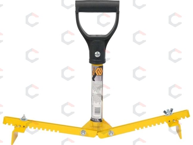 Reguliuojamas plytelių kėlimo griebtuvas | aukštas vienarankis | 35 kg (35014) 2