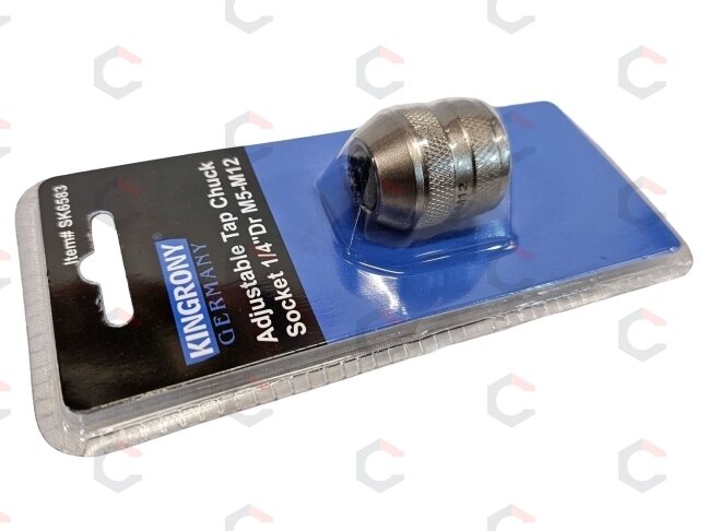 Reguliuojamas sriegiklio griebtuvas laikiklis | 1/4" pavara | M5–M12 (SK6583) 3 Reguliuojamas sriegiklio griebtuvas laikiklis | 1/4" pavara | M5–M12 (SK6583) 3