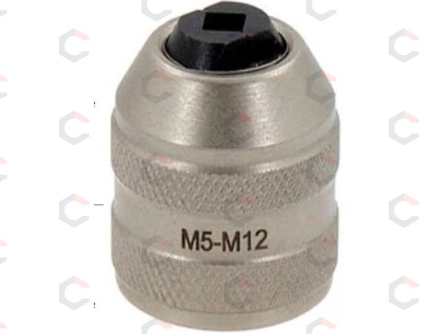 Reguliuojamas sriegiklio griebtuvas laikiklis | 1/4" pavara | M5–M12 (SK6583) 4 Reguliuojamas sriegiklio griebtuvas laikiklis | 1/4" pavara | M5–M12 (SK6583) 4