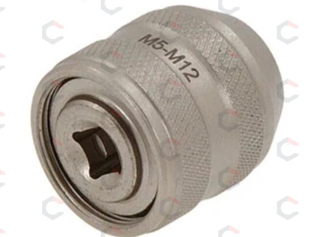 Reguliuojamas sriegiklio griebtuvas laikiklis | 1/4" pavara | M5–M12 (SK6583) Reguliuojamas sriegiklio griebtuvas laikiklis | 1/4" pavara | M5–M12 (SK6583)