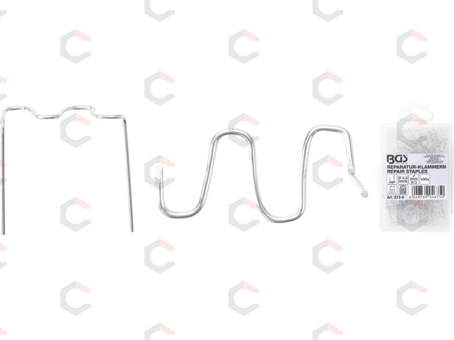 Remonto kabės | W tipas | Ø 0,6 mm | 100 vnt. (873-6) 4
