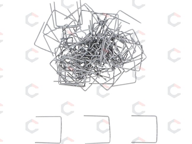 Remonto segtukų rinkinys | plokšti | 0,6 mm | 100 vnt. (73350B) 2 Remonto segtukų rinkinys | plokšti | 0,6 mm | 100 vnt. (73350B) 2