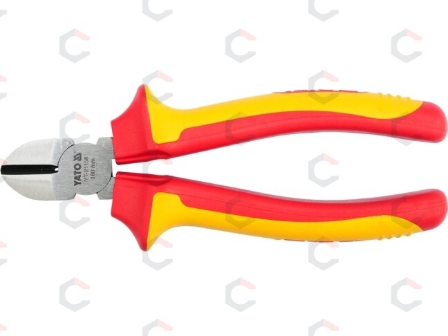 Replės aukštos įtampos laidams šoninio kirpimo 160mm, VDE 1000V (YT-21158) 2