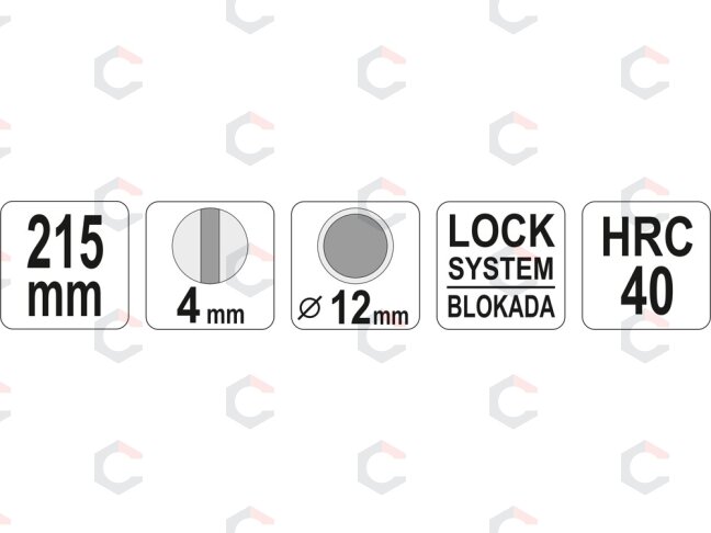 Replės aušinimo žarnų sąvaržoms lenktos | 215 mm (YT-0651) 2 Replės aušinimo žarnų sąvaržoms lenktos | 215 mm (YT-0651) 2