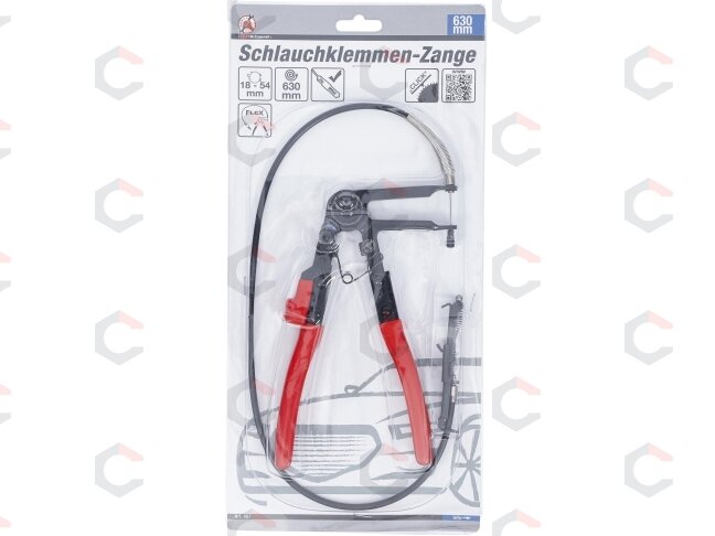 Replės aušinimo žarnų sąvaržų nuėmimui su trosu | Bowden trosas | 630 mm (467) 2 Replės aušinimo žarnų sąvaržų nuėmimui su trosu | Bowden trosas | 630 mm (467) 2