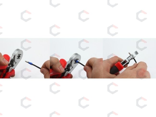 Replės jungčių užspaudimui | 0,25 iki 10 mm² (CT1030) 2 Replės jungčių užspaudimui | 0,25 iki 10 mm² (CT1030) 2
