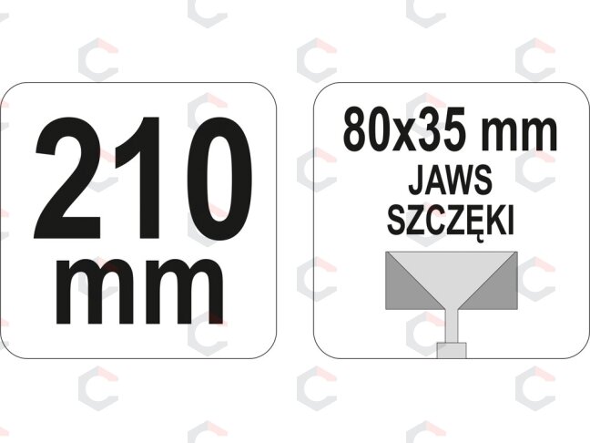 Replės profilių formavimui | 205 mm (YT-5141) 2 Replės profilių formavimui | 205 mm (YT-5141) 2