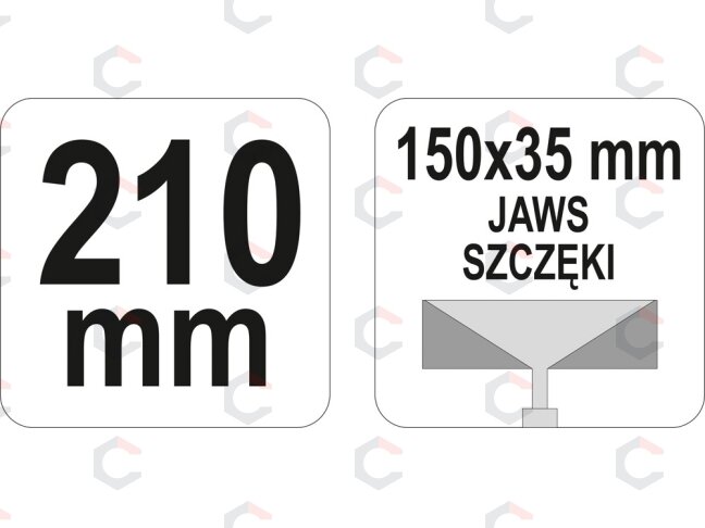 Replės profilių formavimui | 210 mm (YT-5142) 2 Replės profilių formavimui | 210 mm (YT-5142) 2