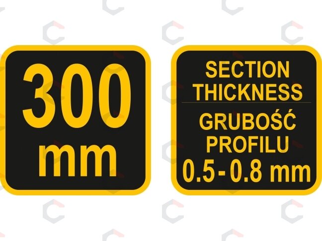 Replės profilių sujungimams | 300 mm (04301) 4 Replės profilių sujungimams | 300 mm (04301) 4