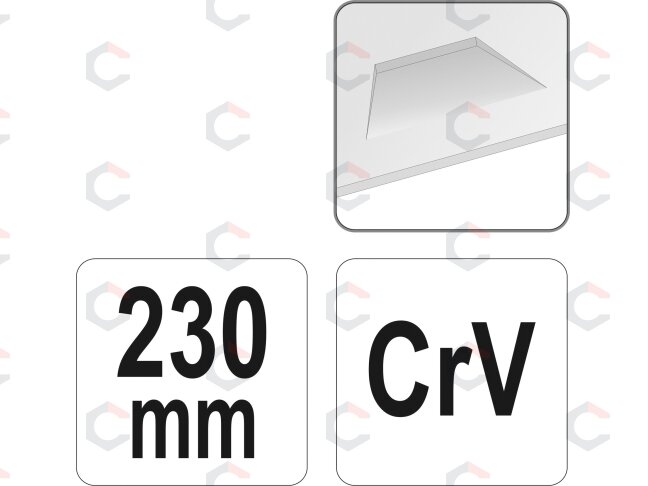 Replės skardai | skirtos jungti elementus iš lakštinio metalo | 230 mm (YT-18977) 1 Replės skardai | skirtos jungti elementus iš lakštinio metalo | 230 mm (YT-18977) 1