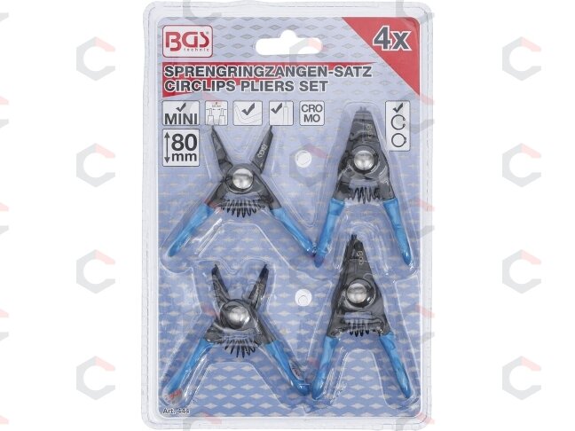 Replių žiedams rinkinys | mažiems žiedams | 80 mm | 4 vnt. (444) 3 Replių žiedams rinkinys | mažiems žiedams | 80 mm | 4 vnt. (444) 3