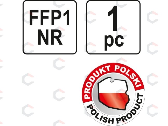 Respiratorius su vožtuvu FFP1/KZ (YT-74862) 2 Respiratorius su vožtuvu FFP1/KZ (YT-74862) 2