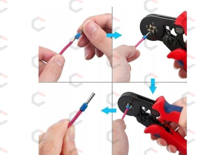 Replės jungčių užspaudimui | 0,25 iki 10 mm² (CT1030) 7 Replės jungčių užspaudimui | 0,25 iki 10 mm² (CT1030) 7