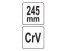 Replės pusašių gumų sąvaržoms 245 mm YATO (YT-06059) 5 Replės pusašių gumų sąvaržoms 245 mm YATO (YT-06059) 5