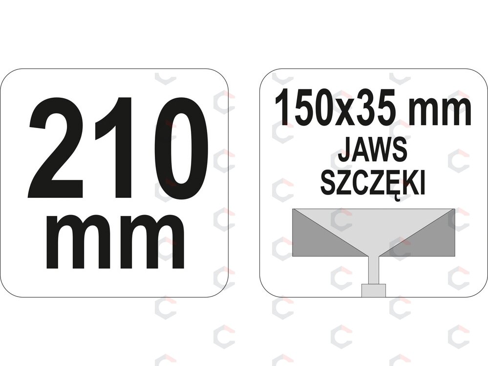 Replės profilių formavimui | 210 mm (YT-5142) 2 Replės profilių formavimui | 210 mm (YT-5142) 2
