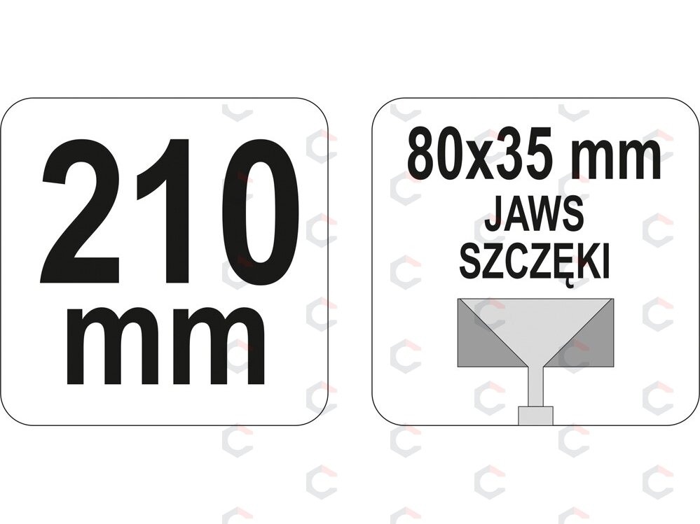 Replės profilių formavimui | lenktos | 210 mm (YT-5140) 2 Replės profilių formavimui | lenktos | 210 mm (YT-5140) 2