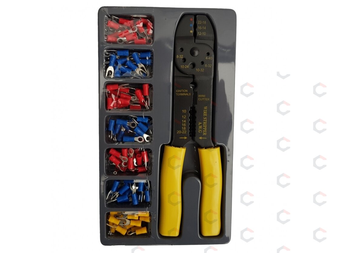 Rinkinys autoelektronikai | 110 vnt. (CT101) Rinkinys autoelektronikai | 110 vnt. (CT101)