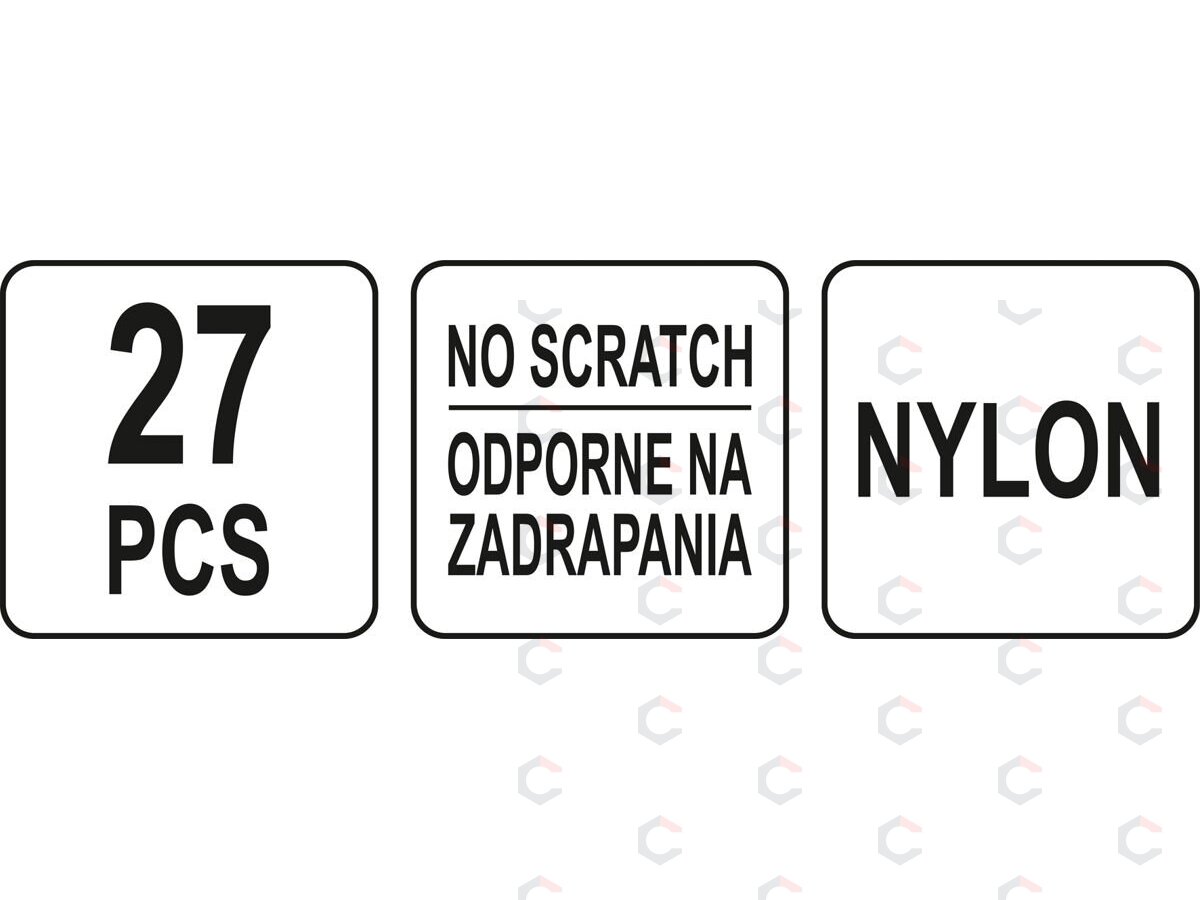 Rinkinys apdailos ardymui | 27 vnt. (YT-08443) 5