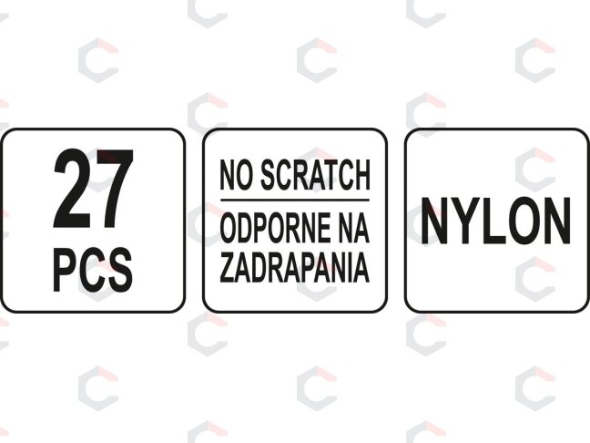 Rinkinys apdailos ardymui | 27 vnt. (YT-08443) 5