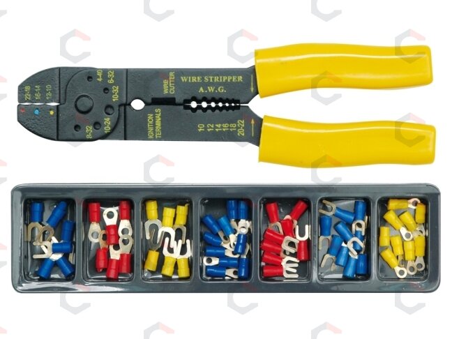 Rinkinys autoelektronikai | 100 vnt (45050) Rinkinys autoelektronikai | 100 vnt (45050)