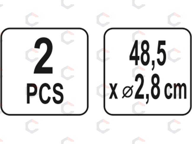 Rinkinys stendo YT-09072 montavimui, 2vnt. (YT-09071) 1 Rinkinys stendo YT-09072 montavimui, 2vnt. (YT-09071) 1