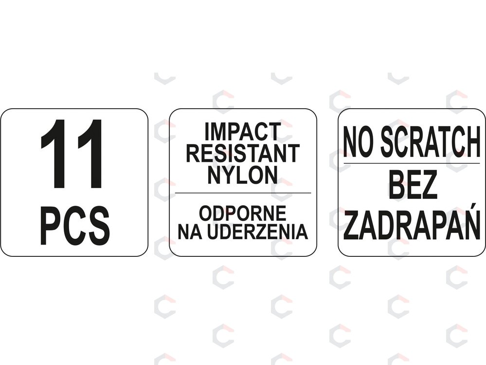 Rinkinys apdailos ardymui | 11 vnt. (YT-0844) 4 Rinkinys apdailos ardymui | 11 vnt. (YT-0844) 4