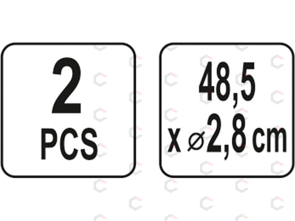 Rinkinys stendo YT-09072 montavimui, 2vnt. (YT-09071) 1 Rinkinys stendo YT-09072 montavimui, 2vnt. (YT-09071) 1