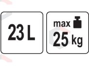 Rotacinė sodo sėjamoji-barstytuvas Yato | 23 l | 25 kg (YT-86715) 13 Rotacinė sodo sėjamoji-barstytuvas Yato | 23 l | 25 kg (YT-86715) 13