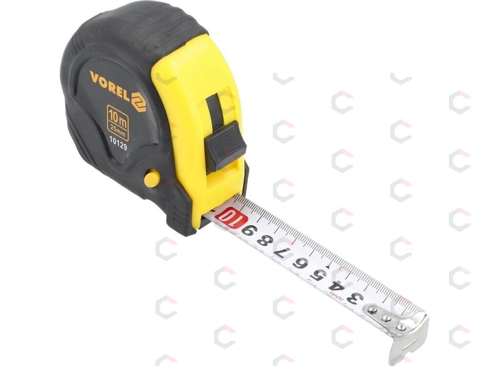 Ruletė su fiksatoriumi | 10 m x 25 mm (10129) Ruletė su fiksatoriumi | 10 m x 25 mm (10129)