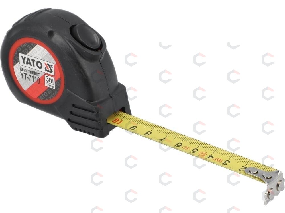 Ruletė su magnetu | 3 m x 16 mm (YT-7110) Ruletė su magnetu | 3 m x 16 mm (YT-7110)