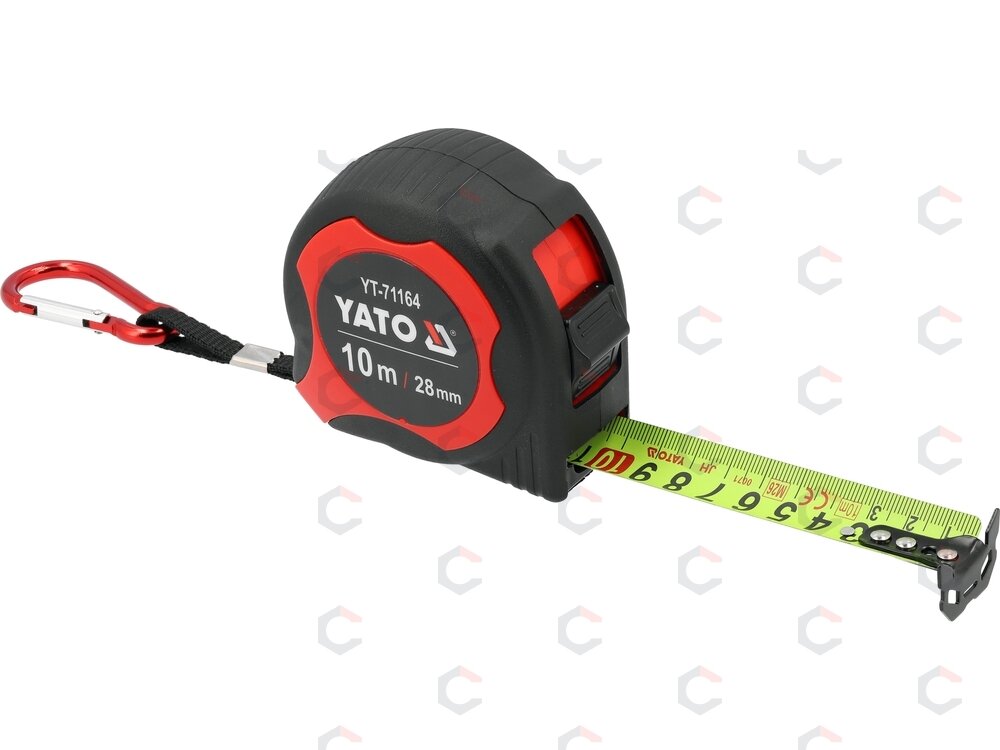 Matavimo ruletė | 10 m x 28 mm (YT-71164) 1 Matavimo ruletė | 10 m x 28 mm (YT-71164) 1
