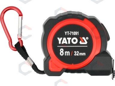 Ruletė 8 m x 32 mm (YT-71091) Ruletė 8 m x 32 mm (YT-71091)