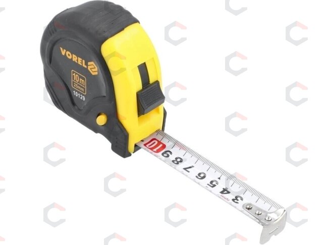 Ruletė su fiksatoriumi | 10 m x 25 mm (10129) Ruletė su fiksatoriumi | 10 m x 25 mm (10129)