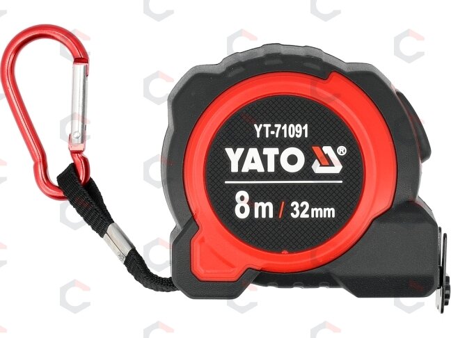 Ruletė 8 m x 32 mm (YT-71091) Ruletė 8 m x 32 mm (YT-71091)