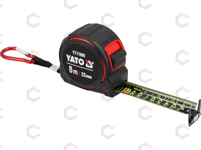 Matavimo ruletė | 8 m x 32 mm (YT-71095) 1 Matavimo ruletė | 8 m x 32 mm (YT-71095) 1
