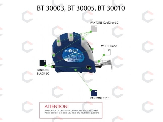 Ruletė | su magnetu | 5 m x 19 mm (BT30005) 3 Ruletė | su magnetu | 5 m x 19 mm (BT30005) 3