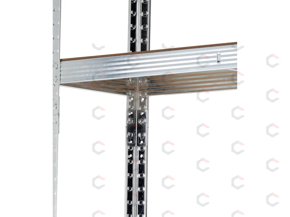 Sandėliavimo stelažas cinkuotas | 5 lentynos | HDF plokštės | 180 X 90 X 30 cm (78483) 5 Sandėliavimo stelažas cinkuotas | 5 lentynos | HDF plokštės | 180 X 90 X 30 cm (78483) 5