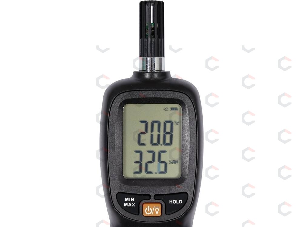 Santykinės drėgmės ir aplinkos temperatūros matuoklis (81716) 1 Santykinės drėgmės ir aplinkos temperatūros matuoklis (81716) 1