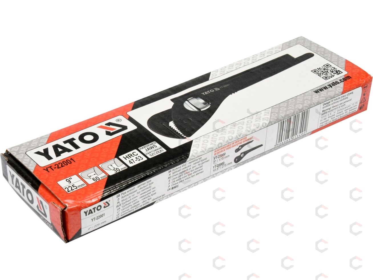 Santechninis vamzdinis raktas 225 mm (9 ") (YT-22001) 2 Santechninis vamzdinis raktas 225 mm (9 ") (YT-22001) 2