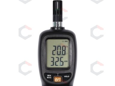 Santykinės drėgmės ir aplinkos temperatūros matuoklis (81716) Santykinės drėgmės ir aplinkos temperatūros matuoklis (81716)