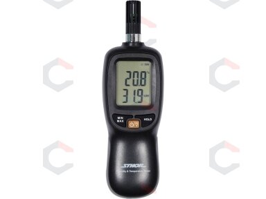 Santykinės drėgmės ir aplinkos temperatūros matuoklis (81716) Santykinės drėgmės ir aplinkos temperatūros matuoklis (81716)