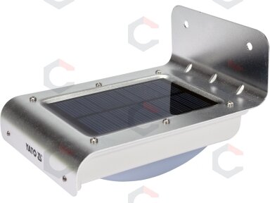 Saulės šviestuvas su judesio ir prieblandos davikliu | 16 SMD LED | IP65 (YT-81855)