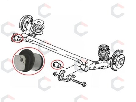 Sailentblokų presavimo rinkinys Opel / Vauxhall | 5 vnt. (9423) 7