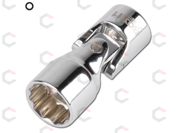Šarnyrinių 12-kampių galvučių komplektas | 6.3 mm (1/4") | 5 - 13 mm | 10 vnt. (245) 3