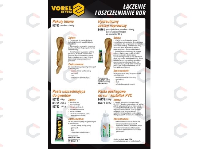 Santechninė pasta dujiniams ir vandens sriegiams 360g (86752) 1 Santechninė pasta dujiniams ir vandens sriegiams 360g (86752) 1