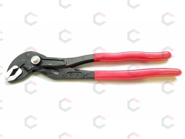 Santechninės replės su fiksavimo mygtuku – 240 mm (WP240) Santechninės replės su fiksavimo mygtuku – 240 mm (WP240)
