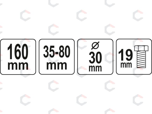 Šarnyro nuėmėjas | darbinis plotis 30 mm (YT-06123) 1