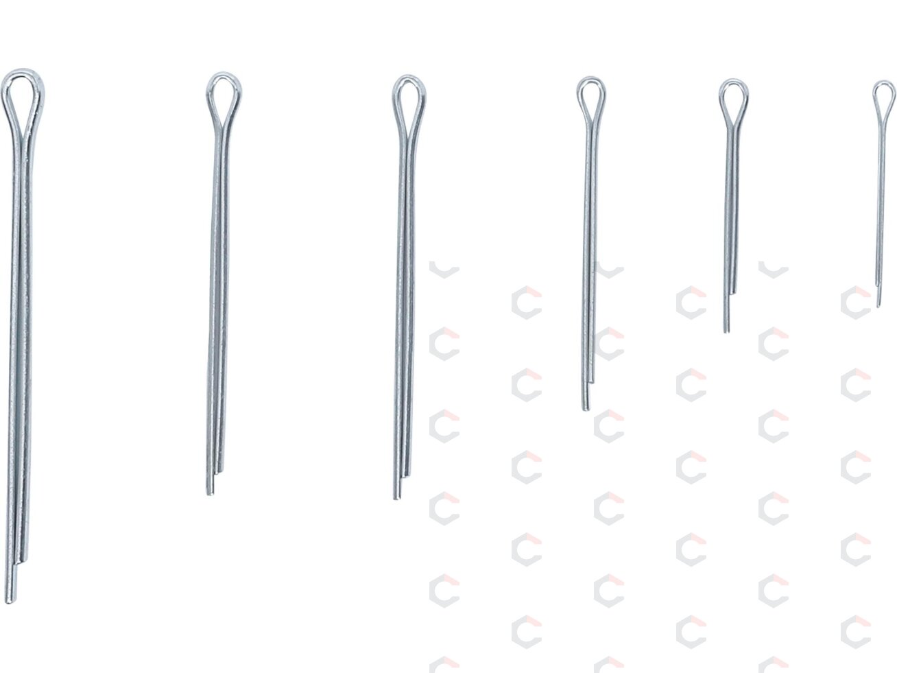 Segtukų asortimentas | tiesūs | Ø 1.6 - 4.0 mm | 555 vnt. (8048) 1 Segtukų asortimentas | tiesūs | Ø 1.6 - 4.0 mm | 555 vnt. (8048) 1