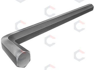 Šešiakampis raktas lenktas 19 mm, Cr-V (35D919) Šešiakampis raktas lenktas 19 mm, Cr-V (35D919)